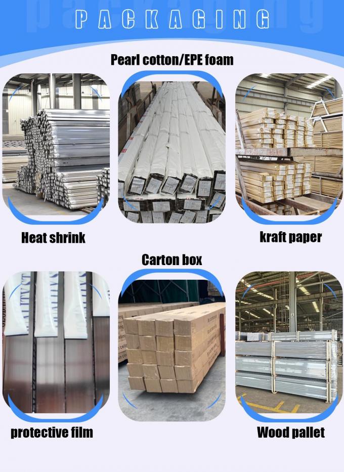 Sand Blasted Aluminium Window Profiles Silver Anodized Door Aluminium ...