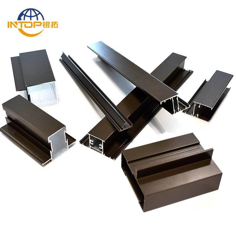 Customized Color Anodized Shot Blasting Window Aluminium Profile 6063 ...