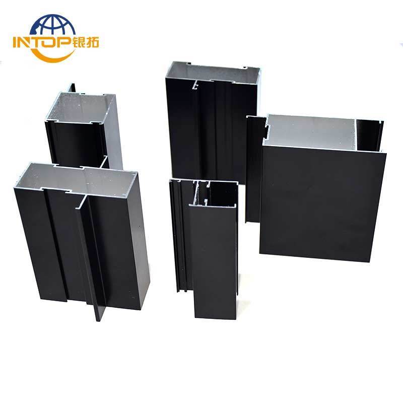 Sand Blasted Aluminium Window Profiles Silver Anodized Door Aluminium ...