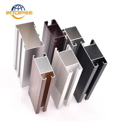 Metallic Powder Coated Aluminum Window Profile 6063 T6 for Casement Windows